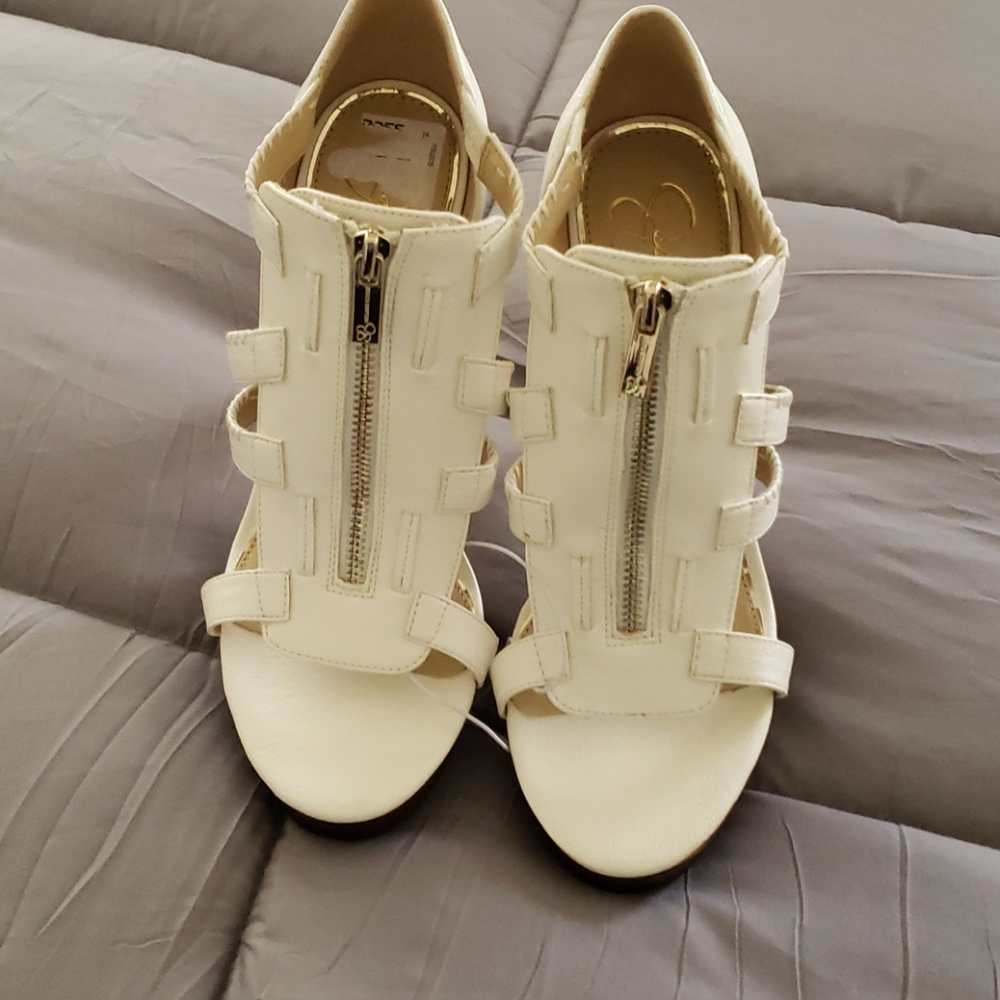 Jessica Simpson Caged Heels
